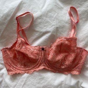 Peach Intimo Lace Bra